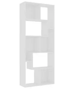 vidaXL Sideboard High Gloss Black 80x36x75 cm Chipboard