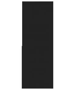 vidaXL Book Cabinet Black 67x24x161 cm Chipboard