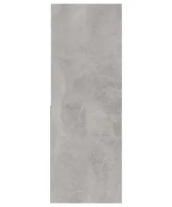 vidaXL Book Cabinet Concrete Grey 67x24x161 cm Chipboard
