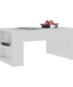 vidaXL Coffee Table White 100x60x42 cm Chipboard