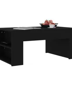 vidaXL Coffee Table Black 100x60x42 cm Chipboard