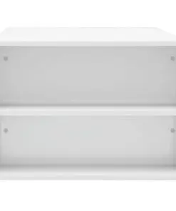 vidaXL Coffee Table High Gloss White 100x60x42 cm Chipboard