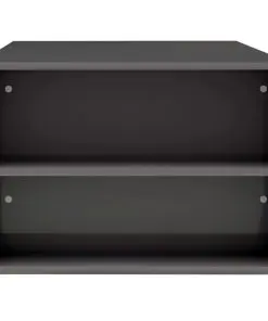 vidaXL Coffee Table High Gloss Grey 100x60x42 cm Chipboard