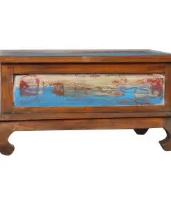 vidaXL Coffee Table 80x50x40 cm Reclaimed Teak Wood