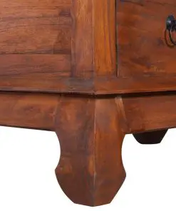 vidaXL Coffee Table 80x50x40 cm Solid Teak Wood