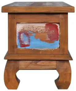 vidaXL TV Cabinet 110x35x40 cm Reclaimed Teak Wood