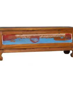 vidaXL TV Cabinet 110x35x40 cm Reclaimed Teak Wood