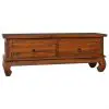 vidaXL TV Cabinet 110x35x40 cm Solid Teak Wood vidaXL TV Cabinet 110x35x40 cm Solid Teak Wood