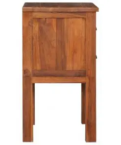 vidaXL Bedside Cabinet 40x35x60 cm Solid Teak Wood