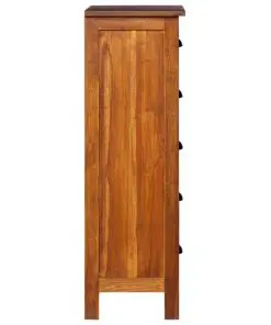 vidaXL Sideboard 45x35x110 cm Solid Teak Wood