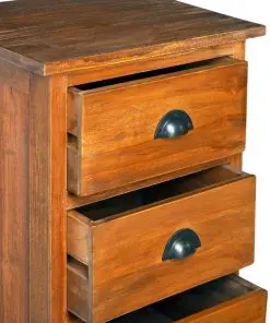 vidaXL Sideboard 45x35x110 cm Solid Teak Wood