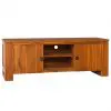 vidaXL TV Cabinet 110x30x40 cm Solid Teak Wood