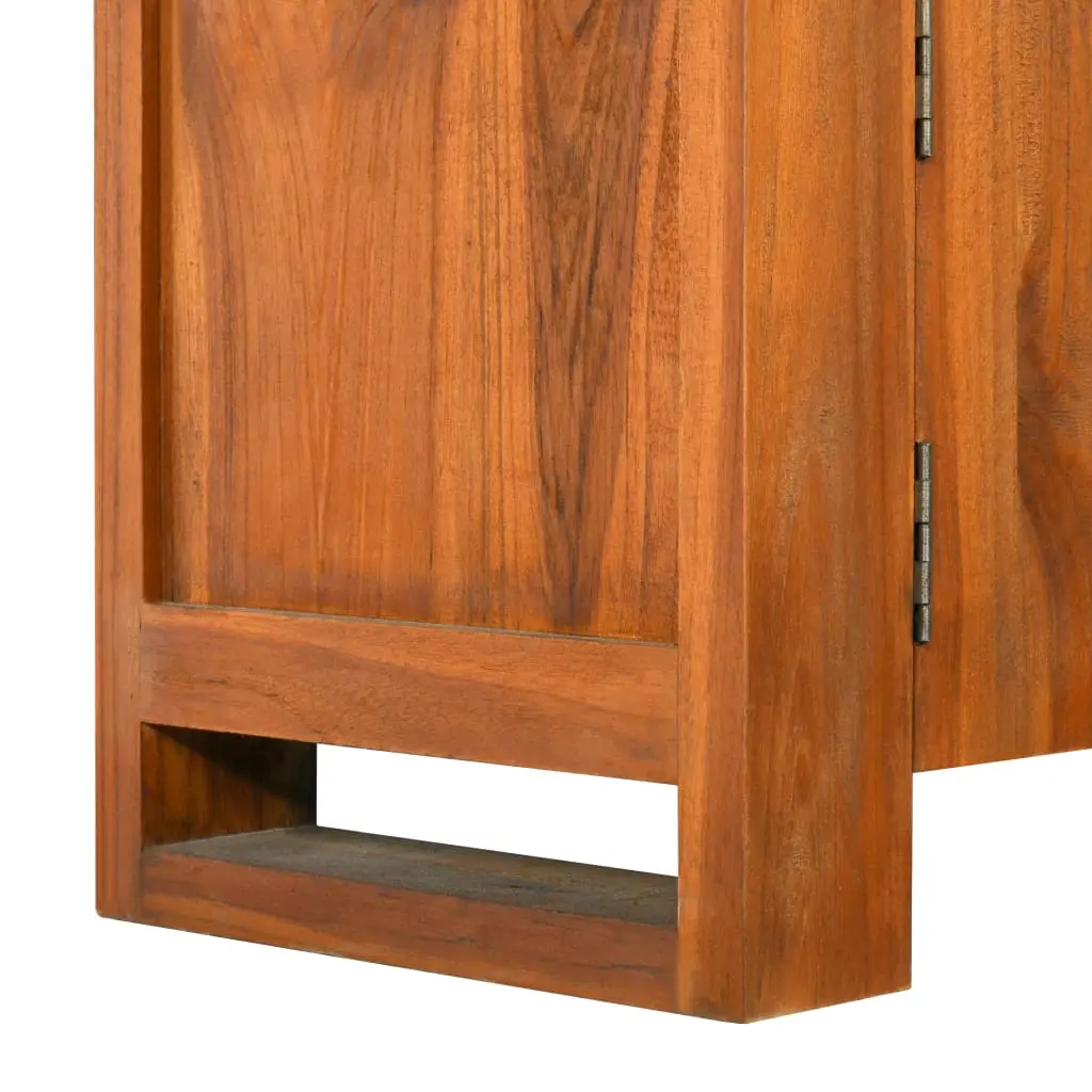 vidaXL TV Cabinet 110x30x40 cm Solid Teak Wood