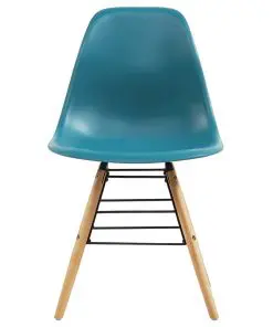 vidaXL 5 Piece Dining Set Plastic Turquoise