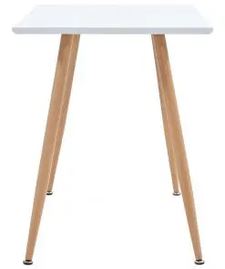 vidaXL 5 Piece Dining Set Plastic Red