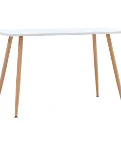 vidaXL 7 Piece Dining Set Plastic Red