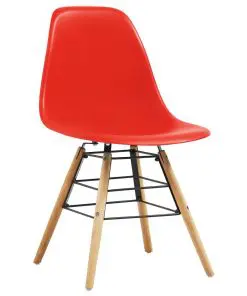 vidaXL 7 Piece Dining Set Plastic Red