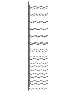 289559 vidaXL Wall-mounted Wine Rack for 36 Bottles Black Iron