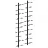 289567 vidaXL Wall-mounted Wine Racks for 20 Bottles 2 pcs Black Metal 289567 vidaXL Wall-mounted Wine Racks for 20 Bottles 2 pcs Black Metal