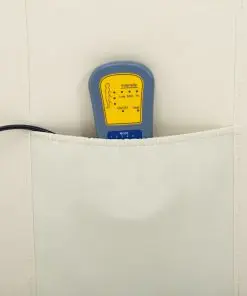 vidaXL Massage Reclining Chair Cream Faux Leather