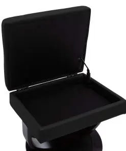 vidaXL Reclining Chair Black Faux Leather and Bentwood