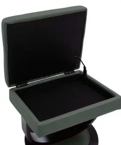 vidaXL Reclining Chair Anthracite Faux Leather and Bentwood