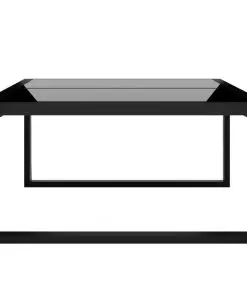 vidaXL 10 Piece Garden Lounge Set with Cushions Poly Rattan Anthracite