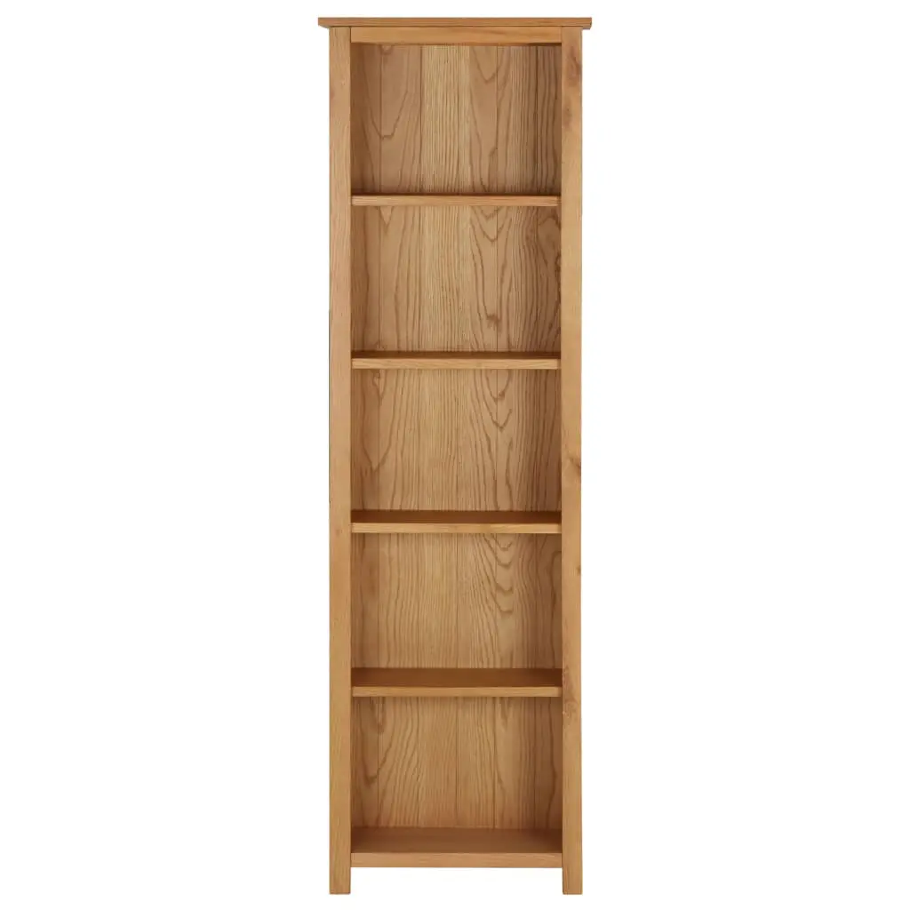 vidaXL Bookcase 52×22.5×170 cm Solid Oak Wood