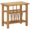 vidaXL Magazine Table 45x27x42 cm Solid Oak Wood vidaXL Magazine Table 45x27x42 cm Solid Oak Wood