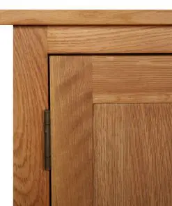 vidaXL Cupboard 70x35x75 cm Solid Oak Wood