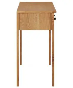 vidaXL Dressing Table 118x40x77 cm Solid Oak Wood