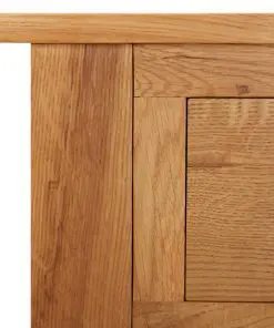 vidaXL Dressing Table 118x40x77 cm Solid Oak Wood