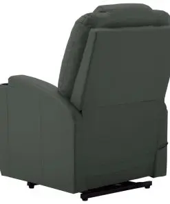 vidaXL Stand-up Recliner Anthracite Faux Leather (AU only)