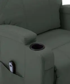 vidaXL Stand-up Recliner Anthracite Faux Leather (AU only)