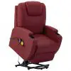 vidaXL Stand-up Massage Recliner Wine Red Faux Leather (AU only) vidaXL Stand-up Massage Recliner Wine Red Faux Leather (AU only)