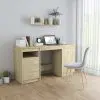 vidaXL Desk Sonoma Oak 140x50x76 cm Chipboard vidaXL Desk Sonoma Oak 140x50x76 cm Chipboard