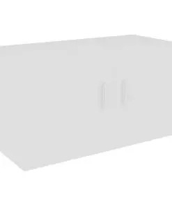 vidaXL Wall Mounted Cabinet White 80x39x40 cm Chipboard