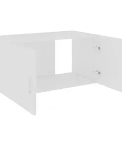 vidaXL Wall Mounted Cabinet White 80x39x40 cm Chipboard