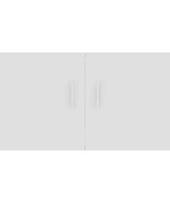 vidaXL Wall Mounted Cabinet White 80x39x40 cm Chipboard