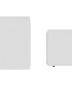 vidaXL Coffee Table Set White 48x30x45 cm Chipboard