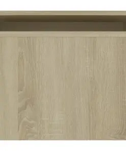 vidaXL Coffee Table Set Sonoma Oak 100x48x40 cm Chipboard