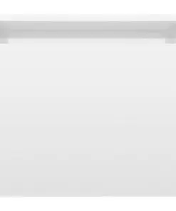 vidaXL Coffee Table Set High Gloss White 100x48x40 cm Chipboard