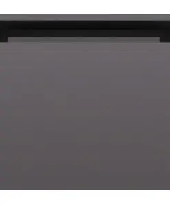 vidaXL Coffee Table Set High Gloss Grey 100x48x40 cm Chipboard