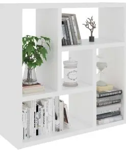 vidaXL Wall Shelf White 45.1x16x45.1 cm Chipboard