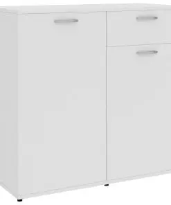 vidaXL Sideboard White 160x36x75 cm Chipboard