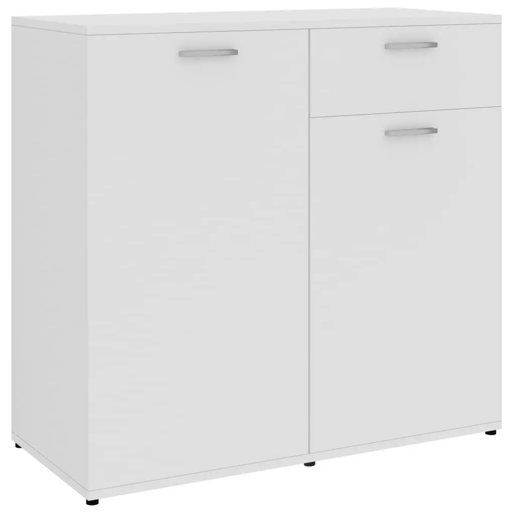 vidaXL Sideboard White 160x36x75 cm Chipboard