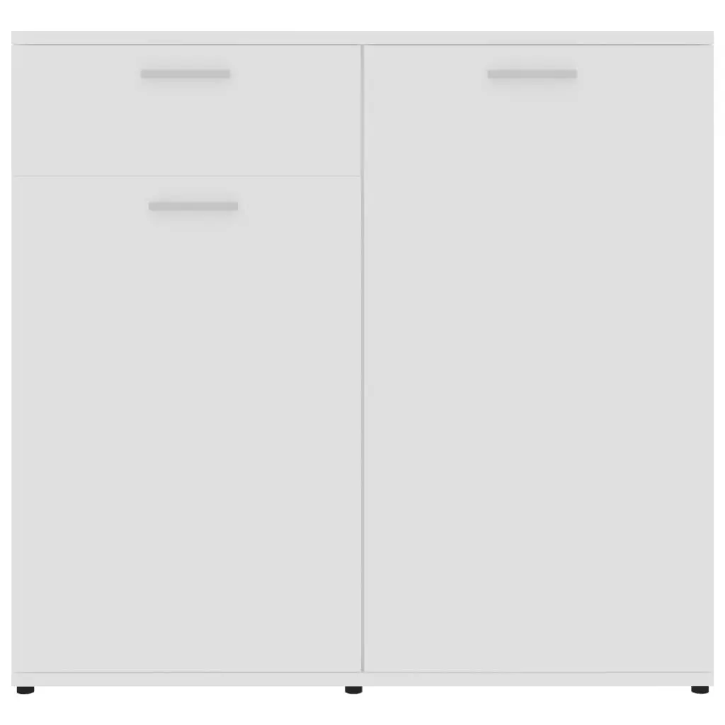 vidaXL Sideboard White 160x36x75 cm Chipboard