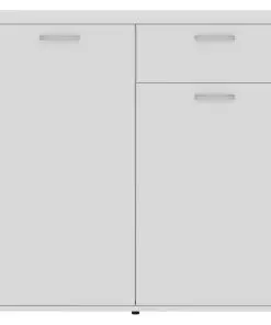 vidaXL Sideboard White 160x36x75 cm Chipboard