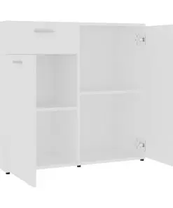 vidaXL Sideboard White 160x36x75 cm Chipboard