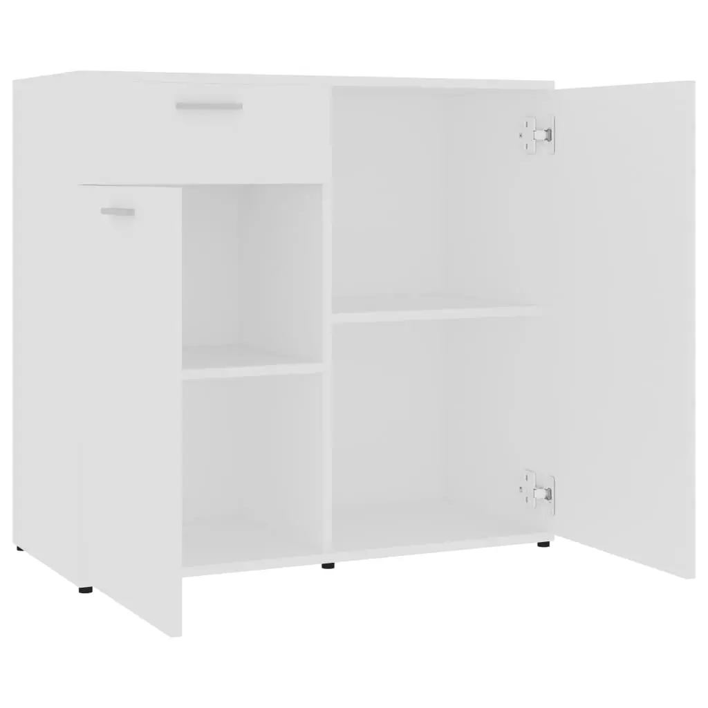 vidaXL Sideboard White 160x36x75 cm Chipboard
